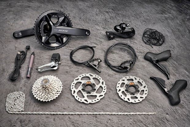 Shimano 105 R7170 Di2 Disc Groupset 12 Speed Th ng