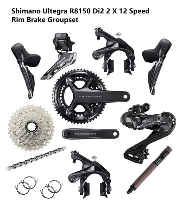 Shimano Ultegra R8150 Di2 2 X 12 Speed Rim Brake Groupset