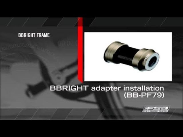 BB-Pf79 Adapts The BBright To Fit FSA Megaexo Cranksets