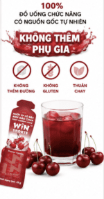 WIN SPORTS Tart Cherry Juice 35g – Nước Ép Cô Đặc Anh Đào Chua - Ảnh 5