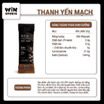 Thanh Năng Lượng Yến Mạch WiN SPORTS Oat Bar - Vị Socola Đen Nguyên Chất 32g - Ảnh 3