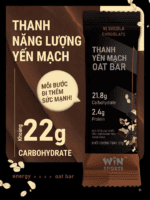Thanh Năng Lượng Yến Mạch WiN SPORTS Oat Bar - Vị Socola Đen Nguyên Chất 32g